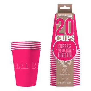 Partykrus Papir Cerise
