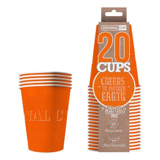 Party Krus Papir Orange