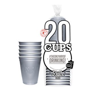 Party Cups Sølv