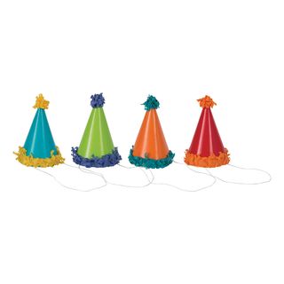 Partyhatte Mini Pom Pom
