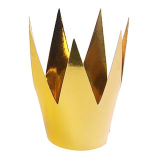 Partyhatte Prinsessekrone Guld