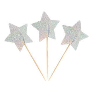 Partypicks Stjerne Guld/Sølv