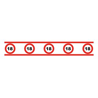 Partytape Trafikskilt 18