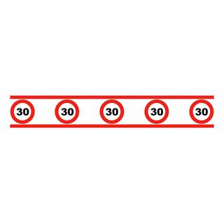 Partytape Trafikskilt 30