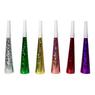 Partyhorn Holografiske Flerfarvede