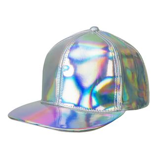 Kasket Holografisk Sølv