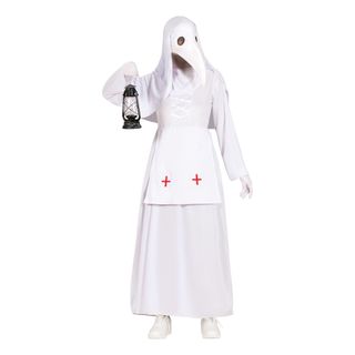 Pestdoktor Hvid Kostume