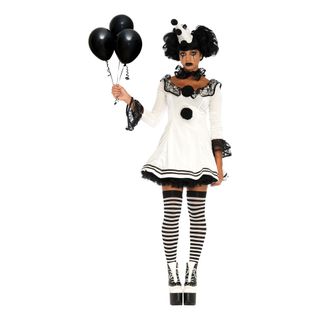 Pierrot Klovn Damekostume