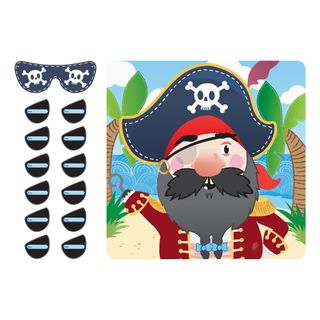 Sæt Klappen for Øjet Piratspil