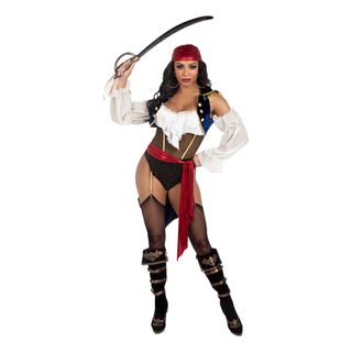 Pirat Body Deluxe Kostume