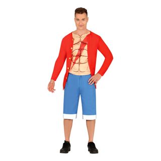 Pirat med Mavemuskler Kostume