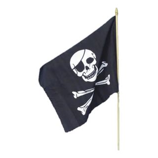 Piratflag på Pind