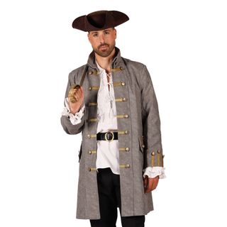 Piratjacka Grå Herr Deluxe