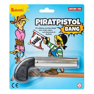 Piratpistol BANG Spøg og skæmt