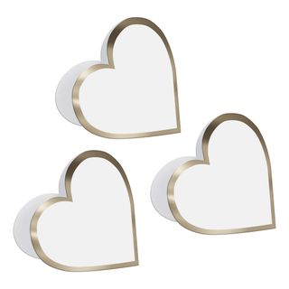Placeringskort Hjerte Guld