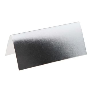 Bordkort Sølvmetallic