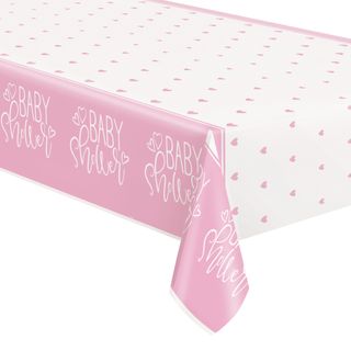 Plastdug Baby Shower Lyserød