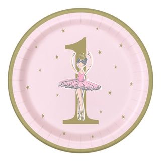 Paptallerkener Ballerina 1 år