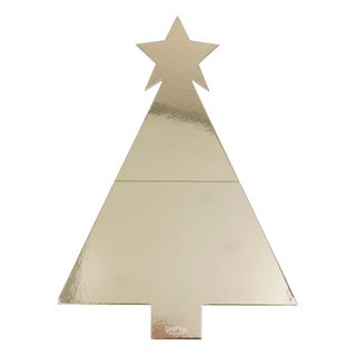 Plukkebakke Guldfarvet Juletræ