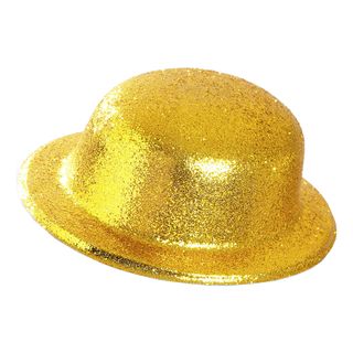 Plommonstop Glitter Guld Hatt