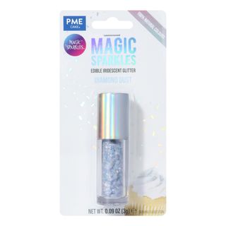 PME Spiselig Glitter Iriserende Diamanthvit
