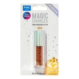 PME Syötävä Irtoglitter Irisoiva Kulta