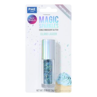 PME Spiseligt Glitter Iriserende Turkis