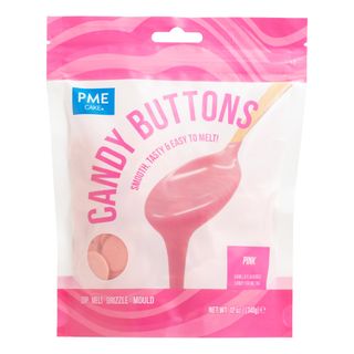 PME Candy Buttons Lyserød