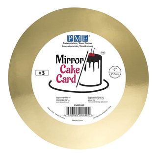 PME Kagefad Rundt Guld Metallic