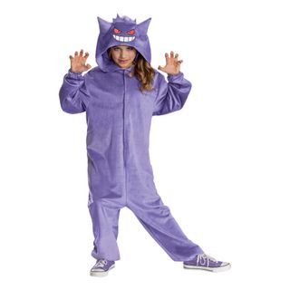 Pokémon™ Gengar Onesie Deluxe Lasten Naamiaisasu