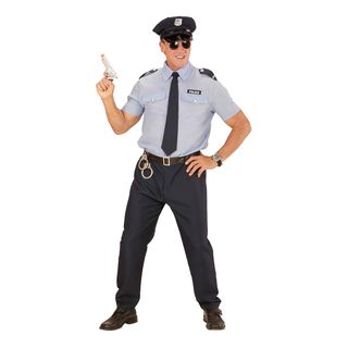 Politimand Klassisk Kostume