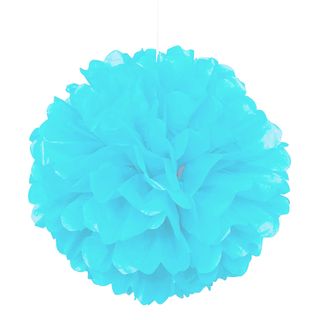 Pompon Blå Hængende Dekoration