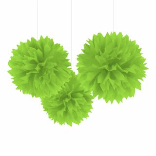 Pom Pom Limegrøn Hængende Dekoration