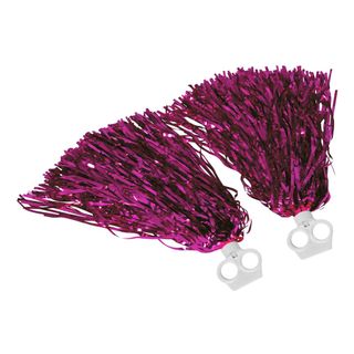 Pom Poms Mørklyserød Metallic