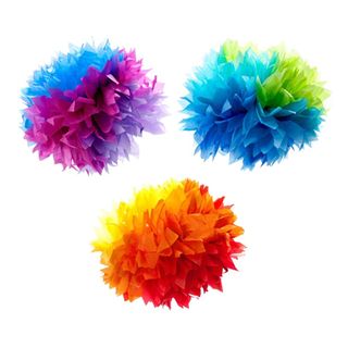 Pom Poms Regnbue Hængende Dekoration