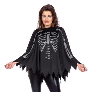 Poncho Skelet med Glimmer