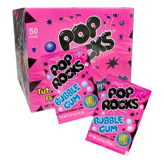 Pop Rocks Bubble Gum Storpak