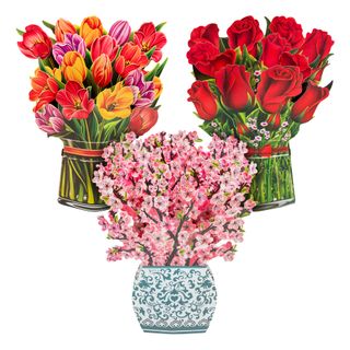 Pop Up-Kort Blomster