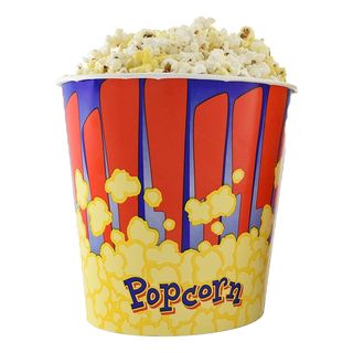 Runde popcornbægre