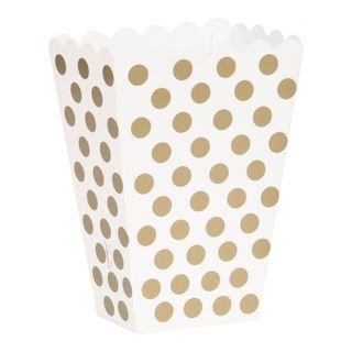 Popcornbægre Guld Prikkede