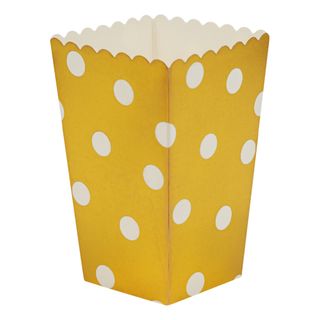 Popcornbægre Guld Prikker