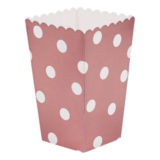 Popcornbægre Roséguld Prikker