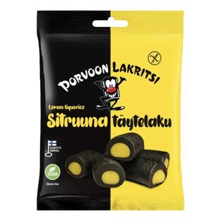 Porvoon Lakritsi Fyllda Lakritsbitar Citron