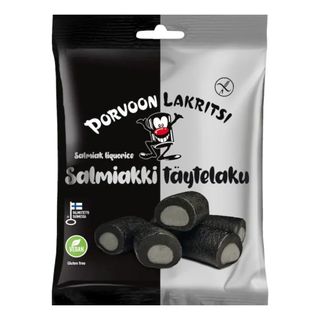 Porvoon Lakritsi Fyllda Lakritsbitar Salmiak
