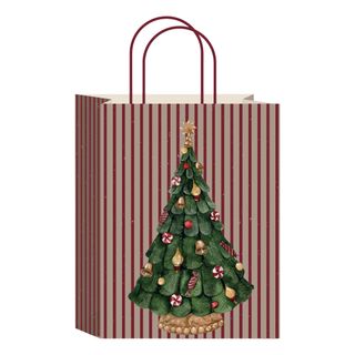 Presentpåse Randig Julgran