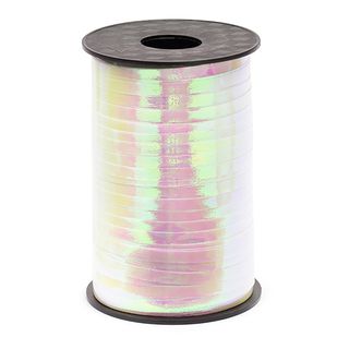 Gavebånd Metallic Hvid