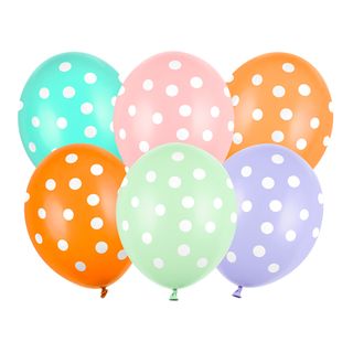 Prikkede Balloner Pastelmix