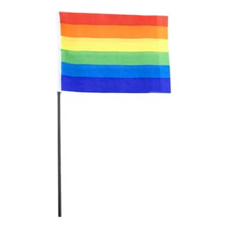 Prideflag på Pind