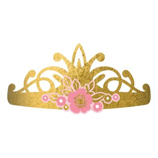 Prinsesse Tiaraer Guld i Pap