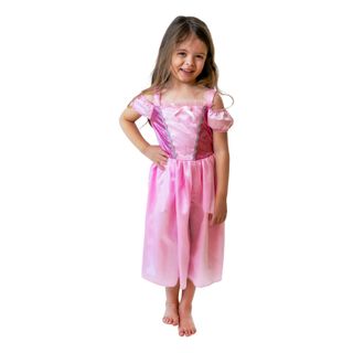 Prinsesse Kjole Lyserød Børnekostume